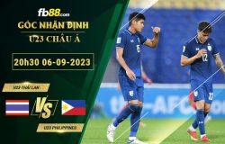 Fb88 soi kèo trận đấu U23 Thái Lan vs U23 Philippines