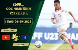 Fb88 soi kèo trận đấu U23 Việt Nam vs U23 Guam