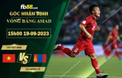 Fb88 soi kèo trận đấu U23 Việt Nam vs U23 Mông Cổ