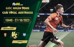 fb88-soi kèo Brisbane Roar vs Sydney