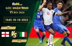 Fb88 soi kèo trận đấu Anh vs Italia