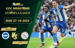 Fb88 soi kèo trận đấu Brighton vs Ajax