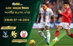 Fb88 soi kèo trận đấu Crystal Palace vs Nottingham Forest