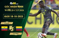 Fb88 soi kèo trận đấu Ecuador vs Colombia