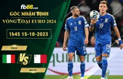 Fb88 soi kèo trận đấu Italia vs Malta