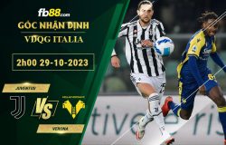 Fb88 soi kèo trận đấu Juventus vs Verona