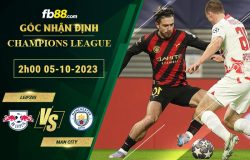 Fb88 soi kèo trận đấu Leipzig vs Man City