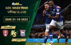 Fb88 soi kèo trận đấu Rotherham vs Ipswich