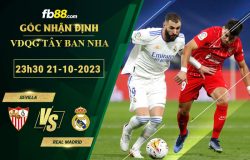 Fb88 soi kèo trận đấu Sevilla vs Real Madrid