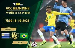 Fb88 soi kèo trận đấu Uruguay vs Brazil