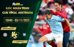 fb88-soi kèo Melbourne City vs Sydney FC