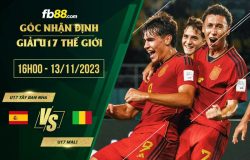 fb88-soi kèo U17 Tây Ban Nha vs U17 Mali