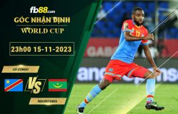 Fb88 soi kèo trận đấu CH Congo vs Mauritania