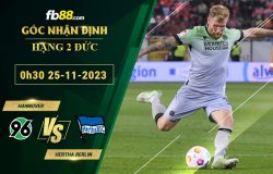 Fb88 soi kèo trận đấu Hannover vs Hertha Berlin