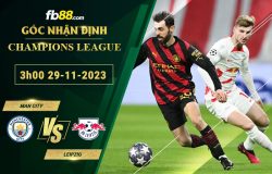 Fb88 soi kèo trận đấu Man City vs Leipzig