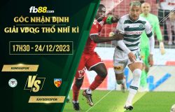 fb88-soi kèo Konyaspor vs Kayserispor