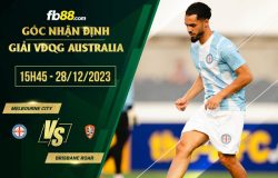 fb88-soi kèo Melbourne City vs Brisbane Roar