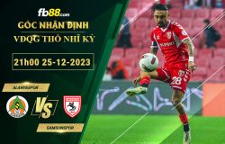 Fb88 soi kèo trận đấu Alanyaspor vs Samsunspor