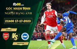 Fb88 soi kèo trận đấu Arsenal vs Brighton