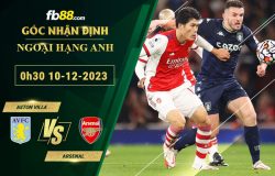 Fb88 soi kèo trận đấu Aston Villa vs Arsenal