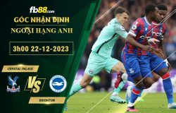 Fb88 soi kèo trận đấu Crystal Palace vs Brighton