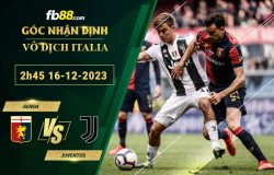 Fb88 soi kèo trận đấu Genoa vs Juventus