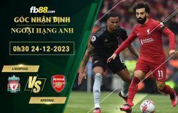 Fb88 soi kèo trận đấu Liverpool vs Arsenal