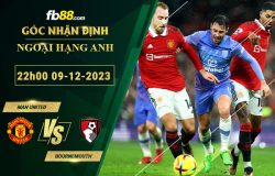 Fb88 soi kèo trận đấu Man United vs Bournemouth