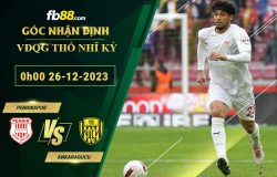 Fb88 soi kèo trận đấu Pendikspor vs Ankaragucu