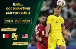 fb88-soi kèo Bahrain vs Malaysia