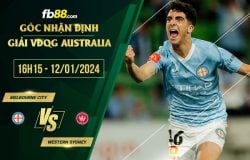 fb88-soi kèo Melbourne City vs Western Sydney