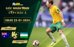 Fb88 soi kèo trận đấu Australia vs Uzbekistan