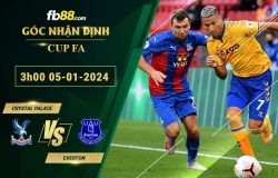 Fb88 soi kèo trận đấu Crystal Palace vs Everton