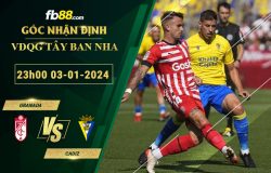 Fb88 soi kèo trận đấu Granada vs Cadiz