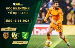 Fb88 soi kèo trận đấu Hull City vs Norwich