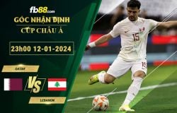 Fb88 soi kèo trận đấu Qatar vs Lebanon