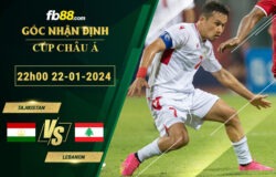 Fb88 bảng kèo trận đấu Tajikistan vs Lebanon