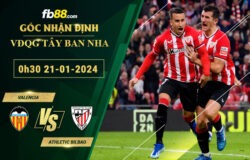 Fb88 soi kèo trận đấu Valencia vs Athletic Bilbao