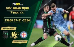 Fb88 soi kèo trận đấu Western United vs Melbourne City