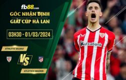 fb88-soi kèo Athletic Bilbao vs Atletico Madrid