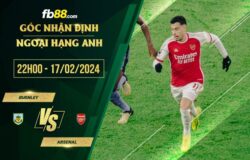 fb88-soi kèo Burnley vs Arsenal