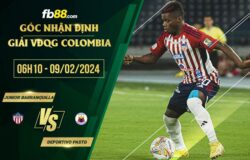 fb88-soi kèo Junior Barranquilla vs Deportivo Pasto