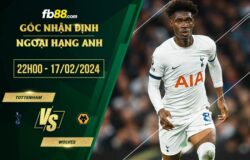 fb88-soi kèo Tottenham vs Wolves