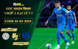 Fb88 soi kèo trận đấu Al-Ettifaq vs Al-Hilal