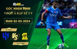 Fb88 soi kèo trận đấu Al-Hilal vs Al Ittihad