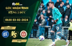 Fb88 bảng kèo trận đấu Karlsruher vs Wehen