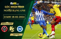 Fb88 soi kèo trận đấu Sheffield United vs Brighton