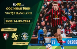 Fb88 soi kèo trận đấu Bournemouth vs Luton Town