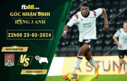 Fb88 soi kèo trận đấu Northampton vs Derby County