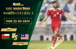 Fb88 soi kèo trận đấu Oman vs Malaysia